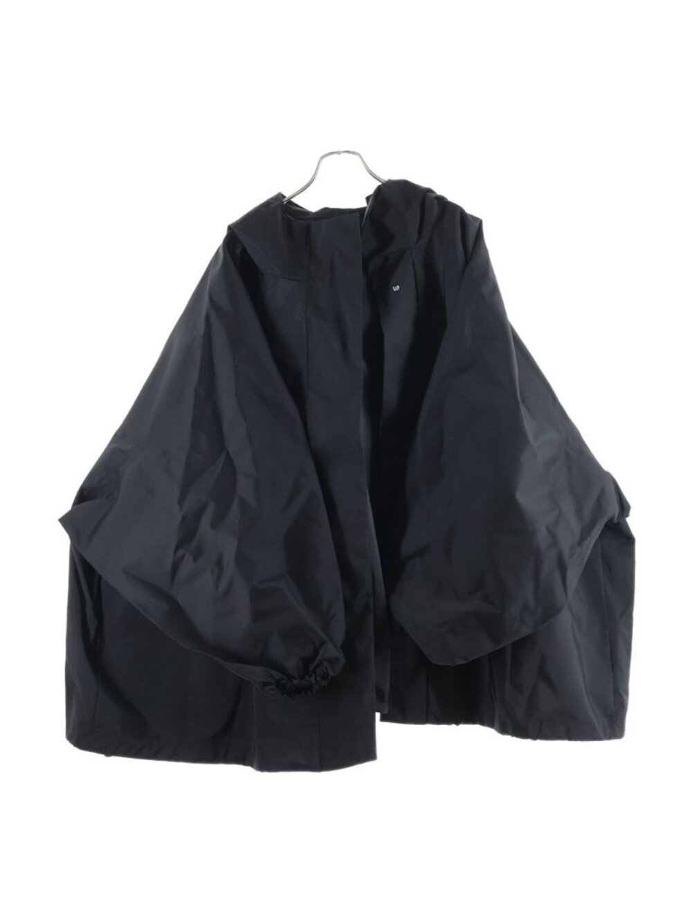 Balenciaga Yeezy Gap Engineered by Nylon Jacket Hooded T-cut Hoodie Black